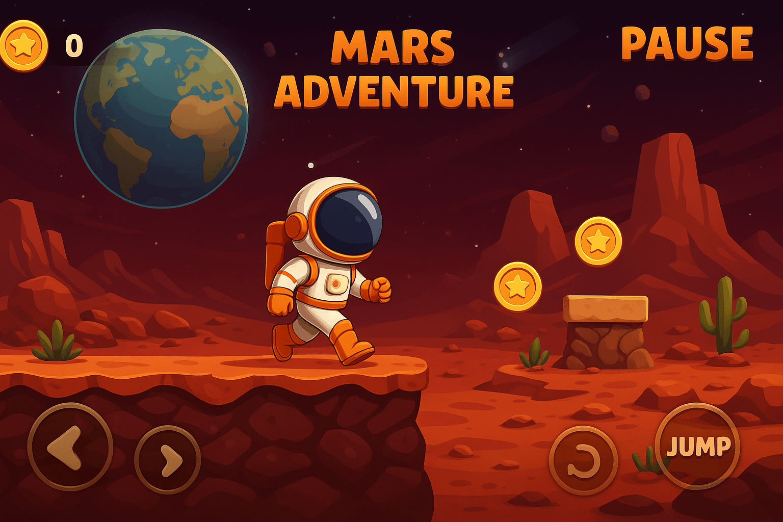 Mars adventure game