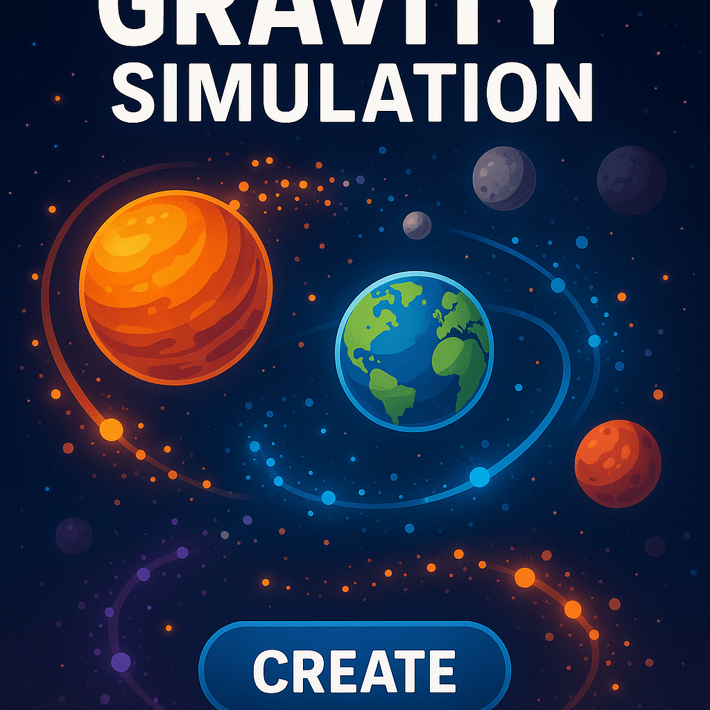 Gravity simulation game
